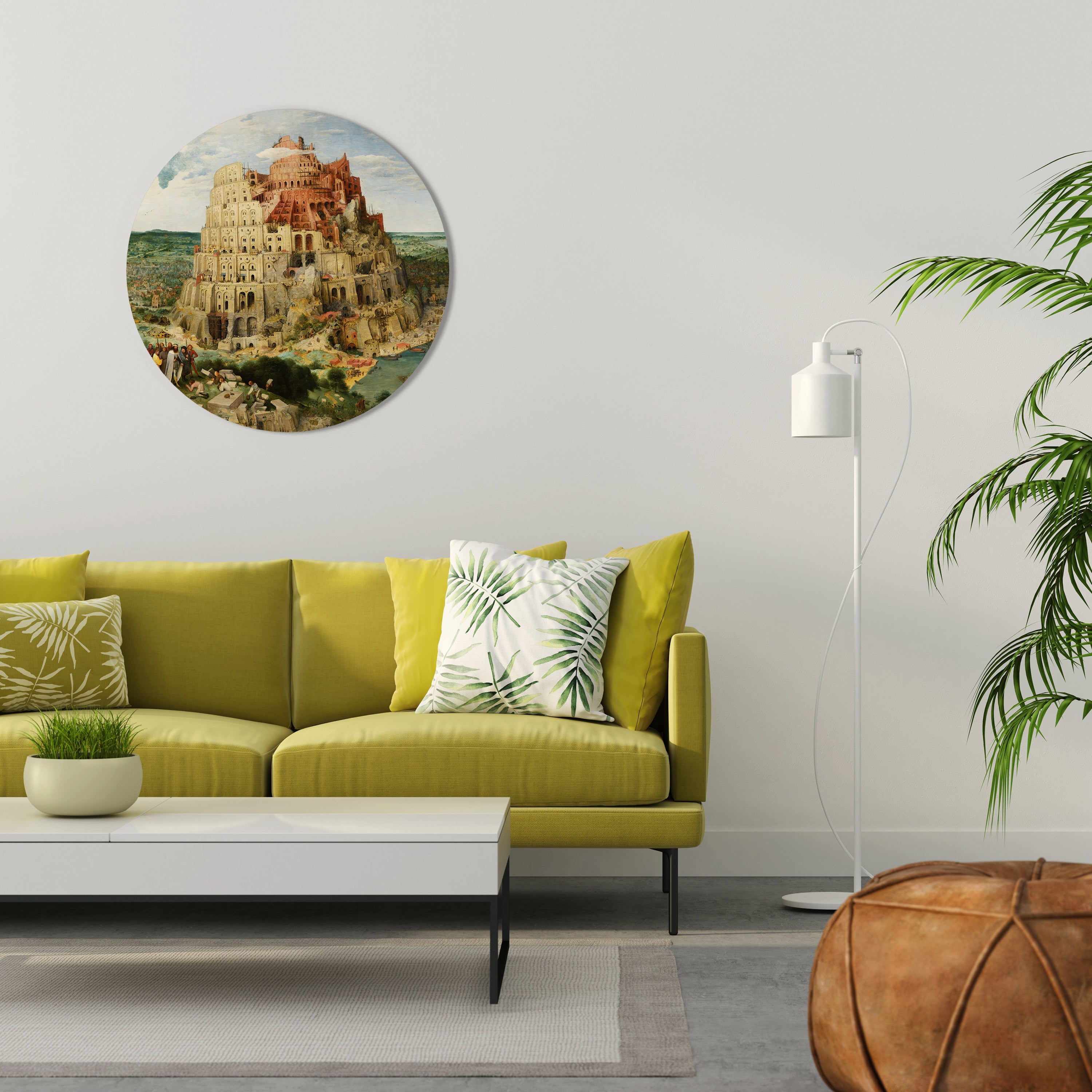 ECHOES OF AMBITION Quadro Redondo Decorativo