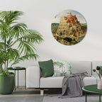 ECHOES OF AMBITION Quadro Redondo Decorativo