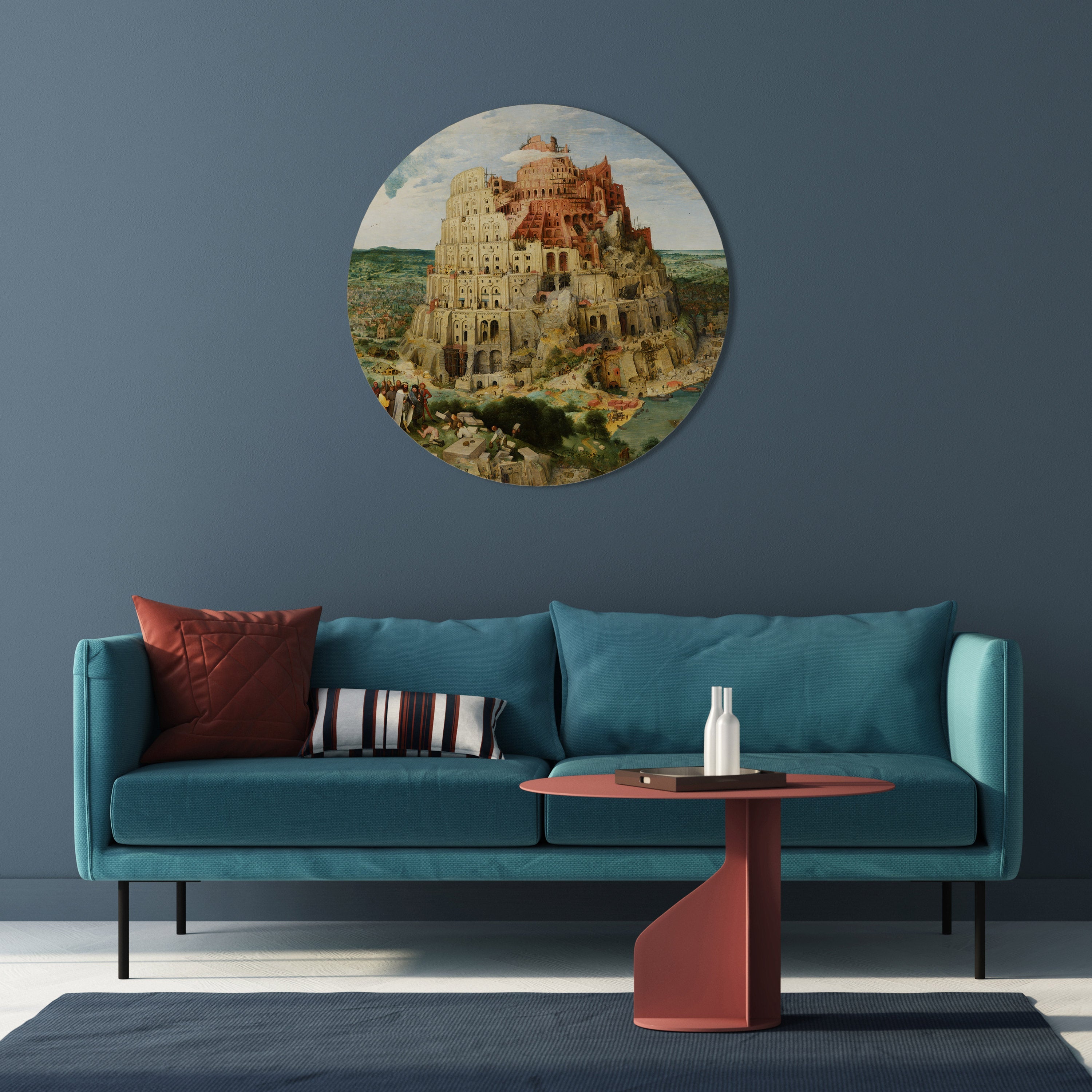 ECHOES OF AMBITION Quadro Redondo Decorativo