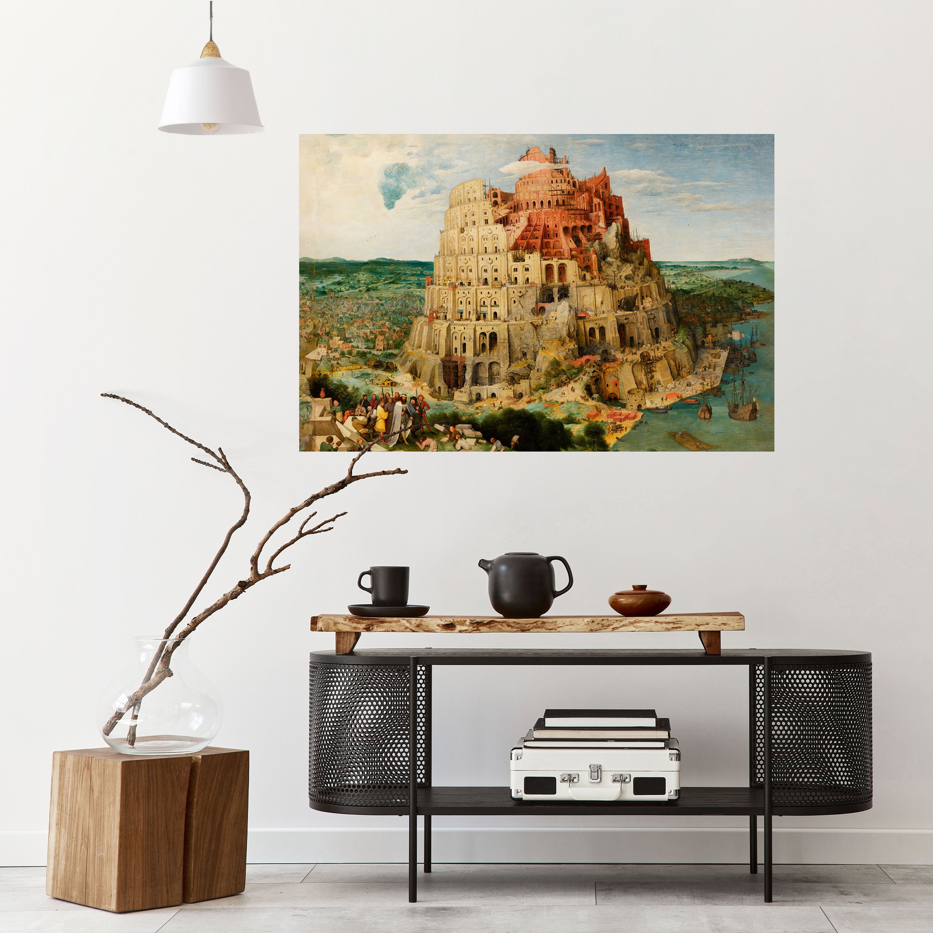 ECHOES OF AMBITION Peel and Stick Horizontal Poster