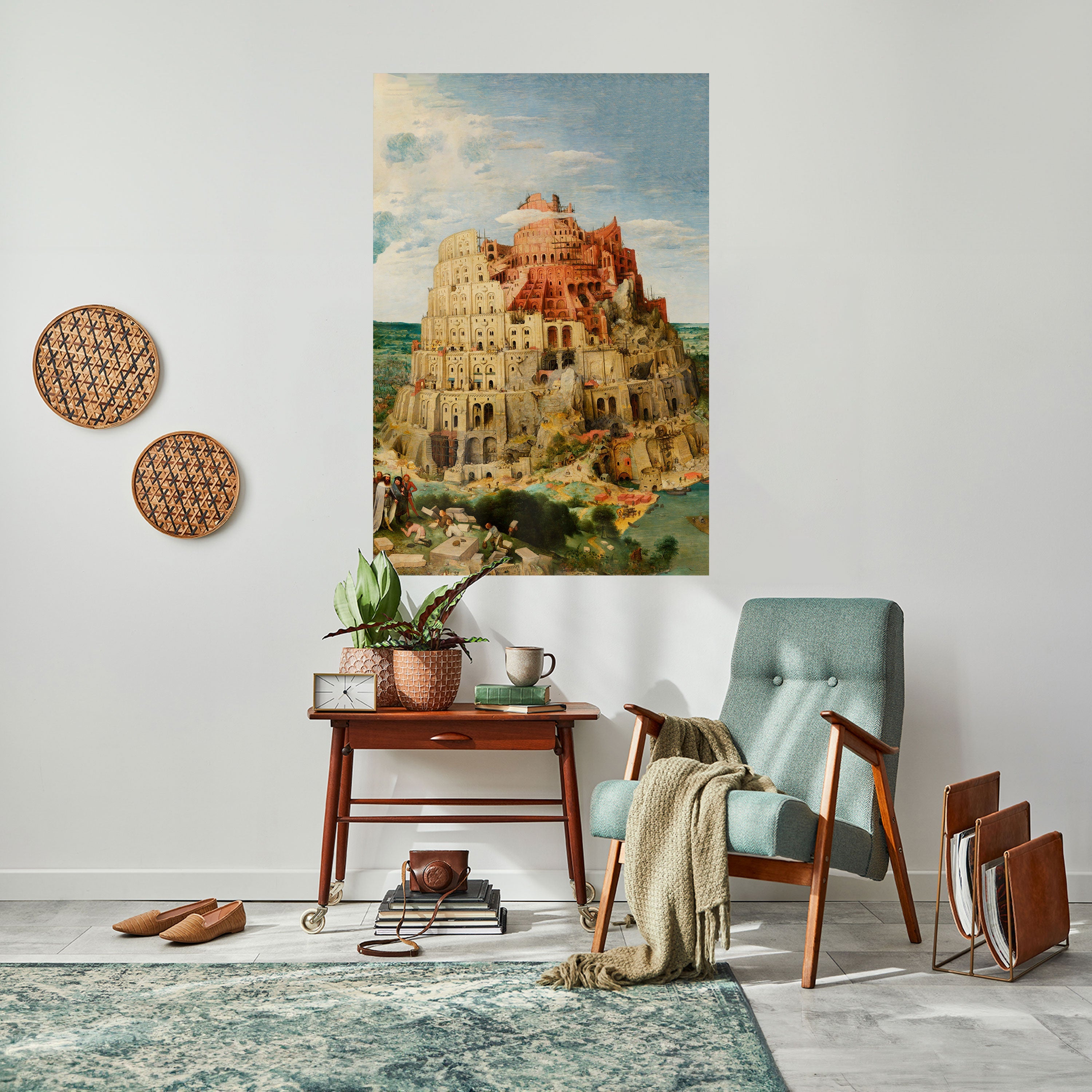 ECHOES OF AMBITION Peel and Stick Vertical Poster