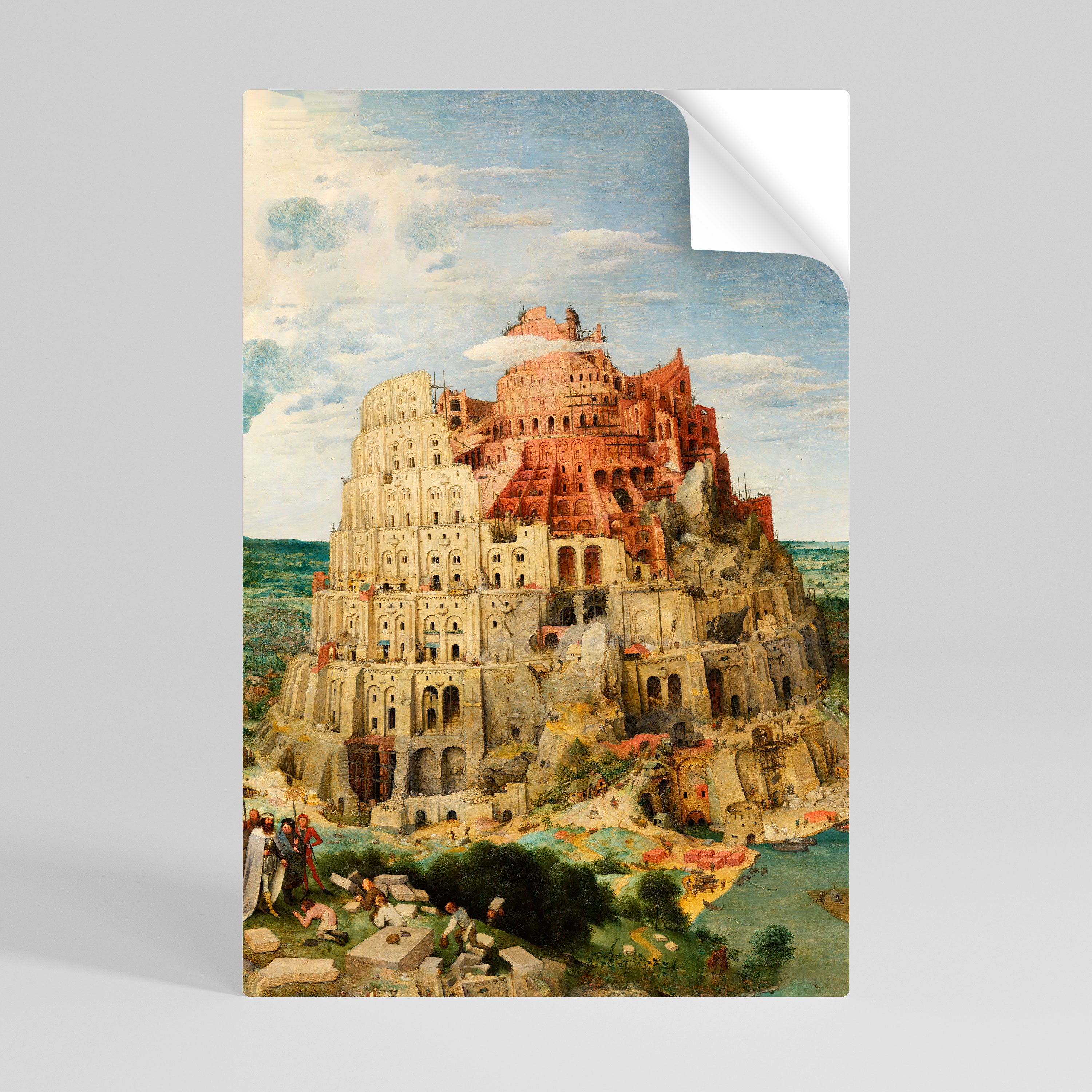 ECHOES OF AMBITION Peel and Stick Vertical Poster