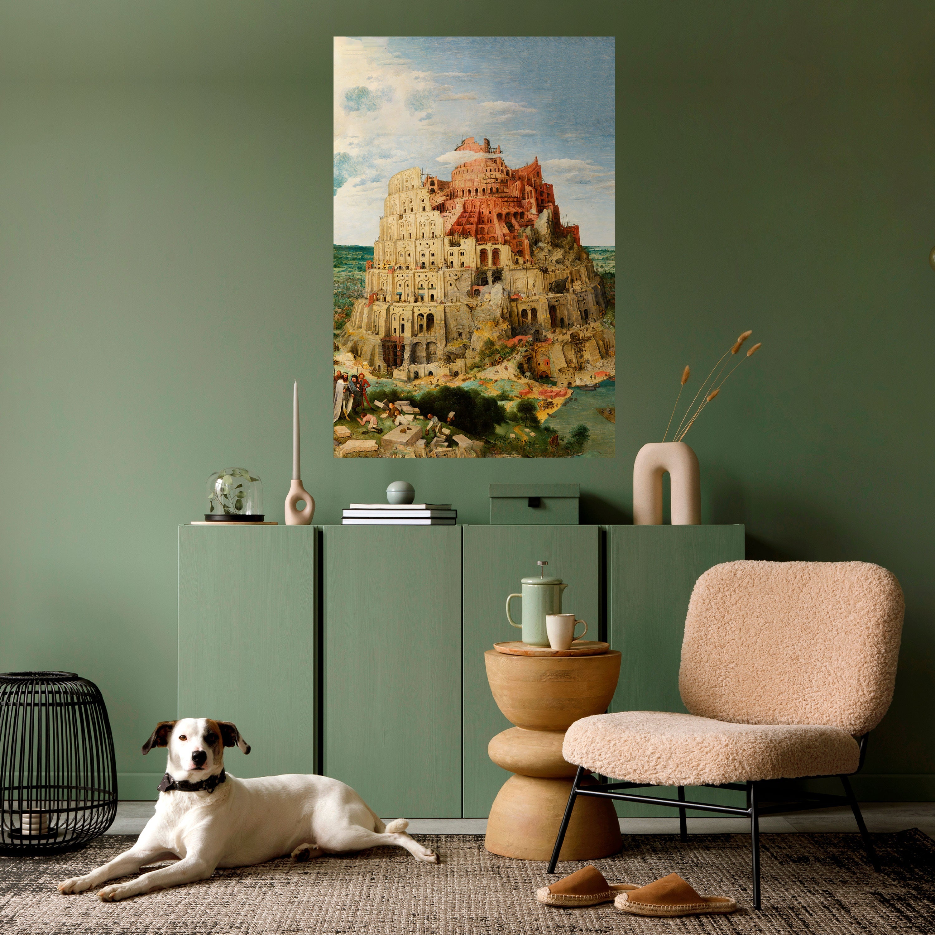 ECHOES OF AMBITION Peel and Stick Vertical Poster