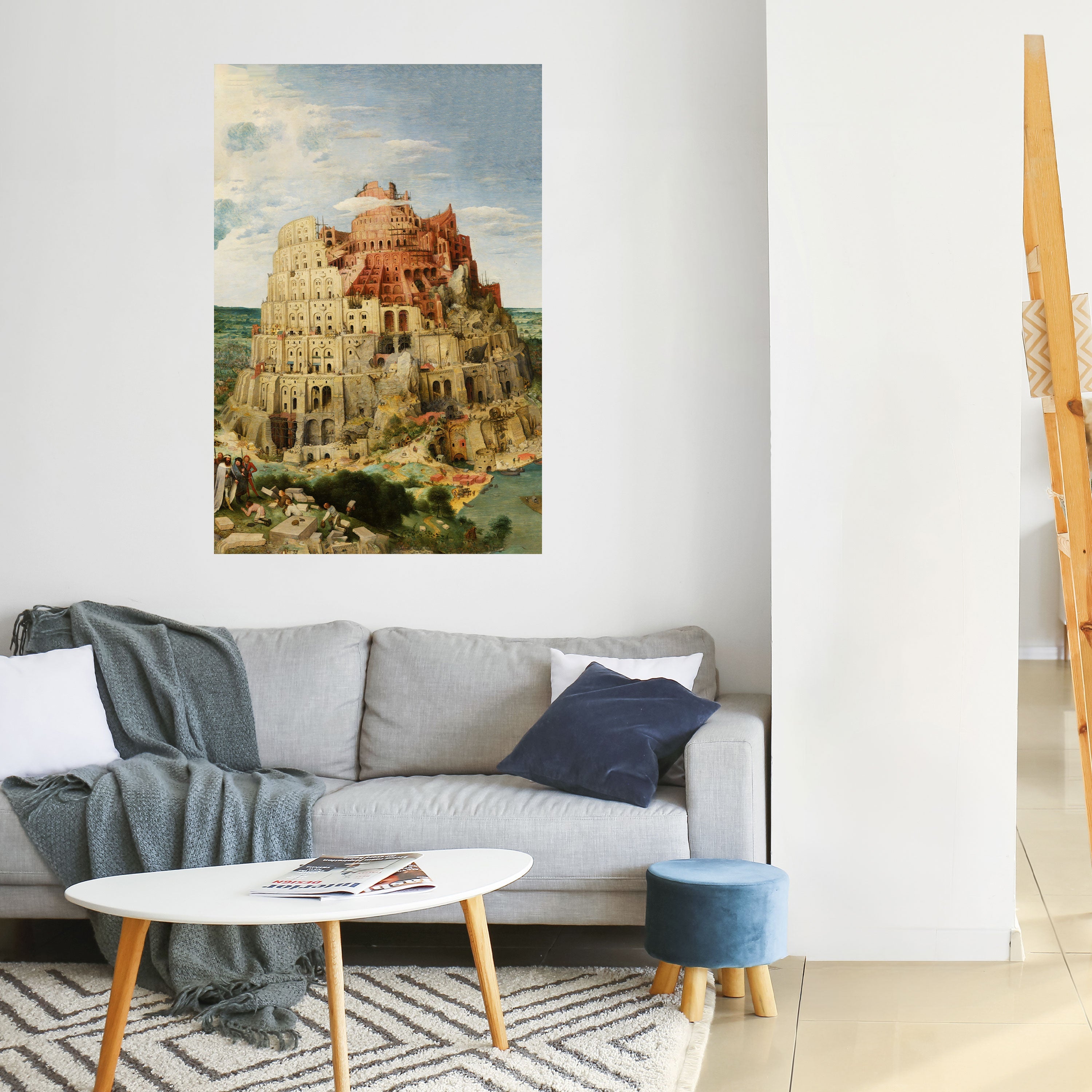 ECHOES OF AMBITION Peel and Stick Vertical Poster