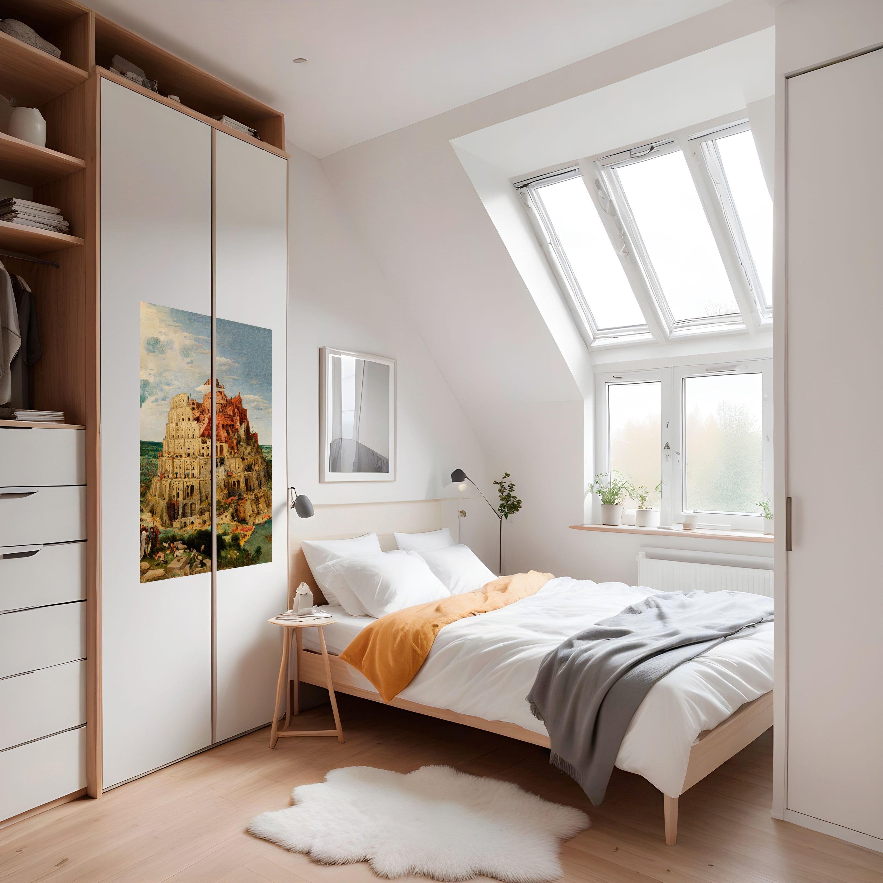 ECHOES OF AMBITION Peel and Stick Vertical Poster