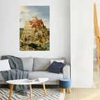 ECHOES OF AMBITION Peel and Stick Vertical Poster