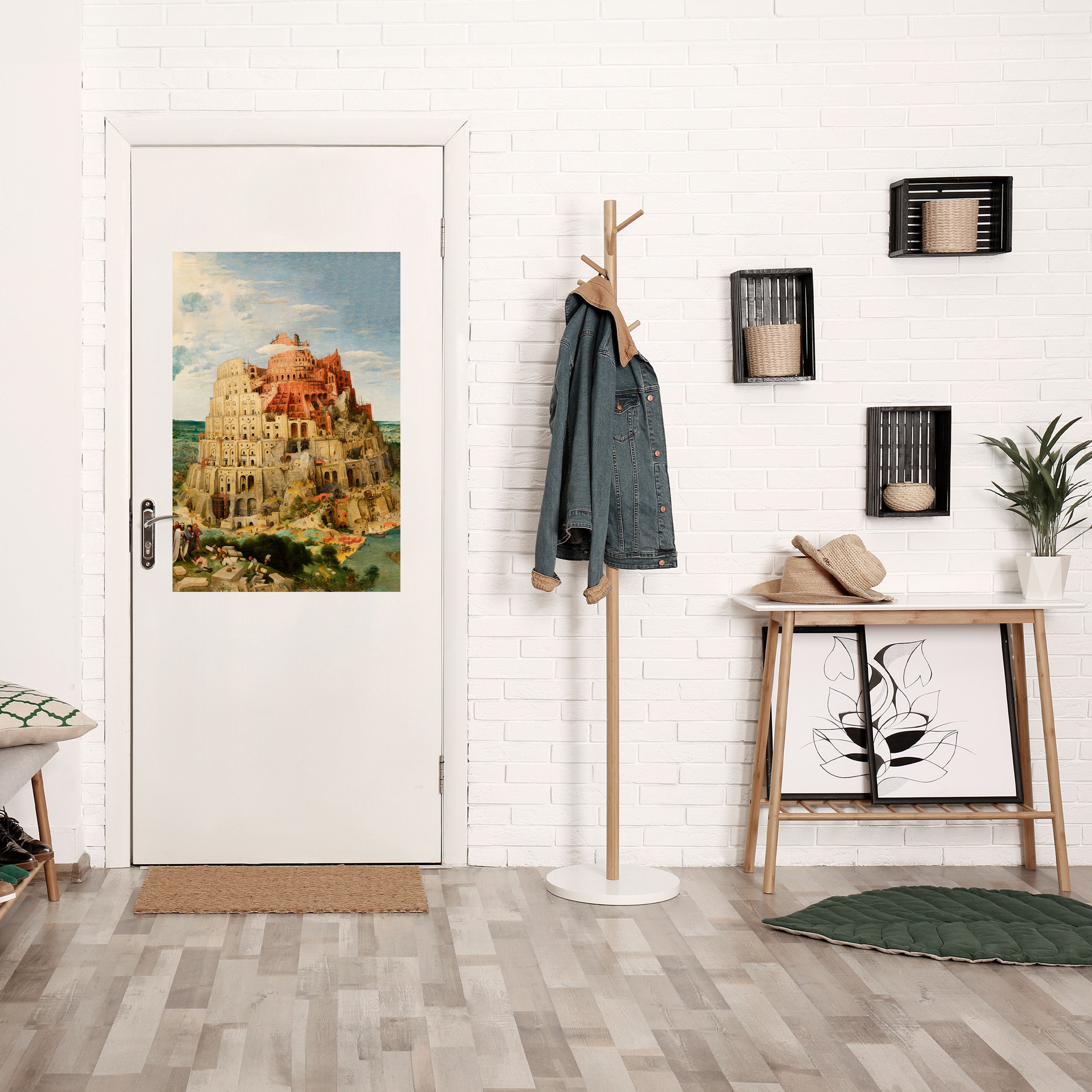 ECHOES OF AMBITION Peel and Stick Vertical Poster