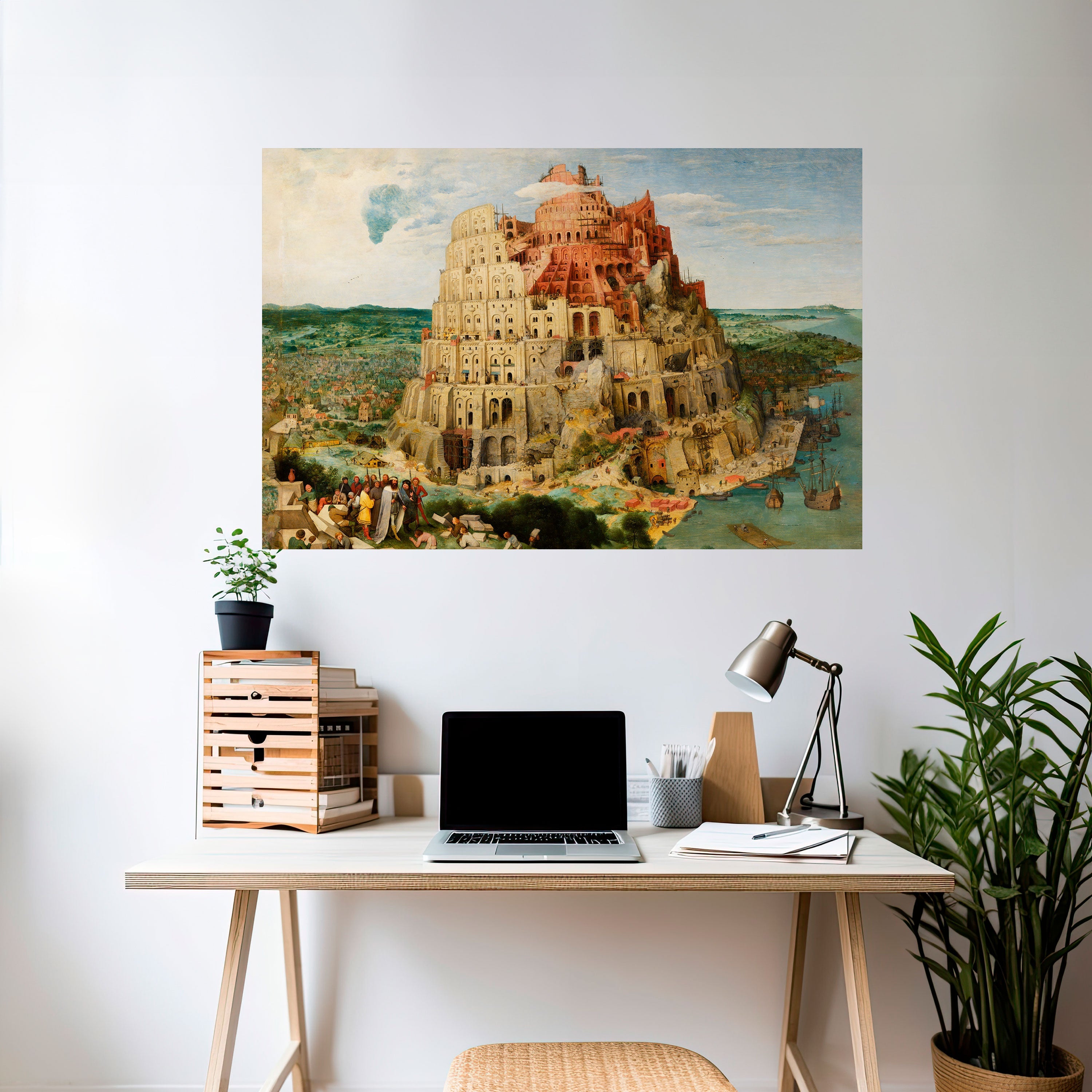 ECHOES OF AMBITION Peel and Stick Horizontal Poster