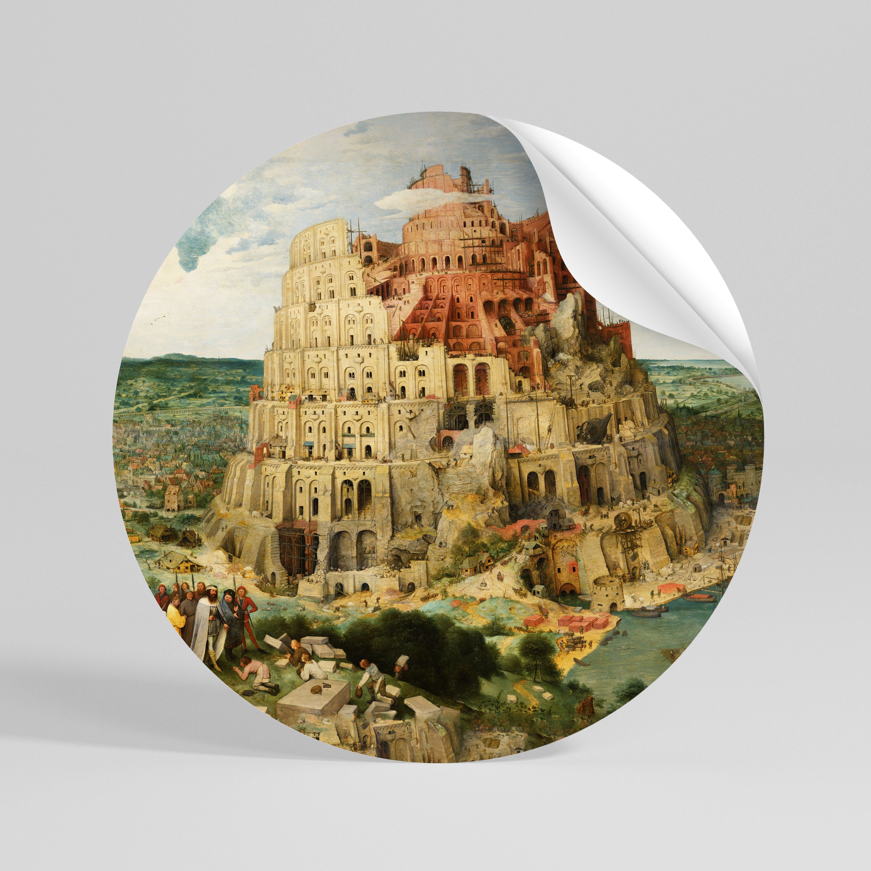 ECHOES OF AMBITION - Autocolante Redondo Removível