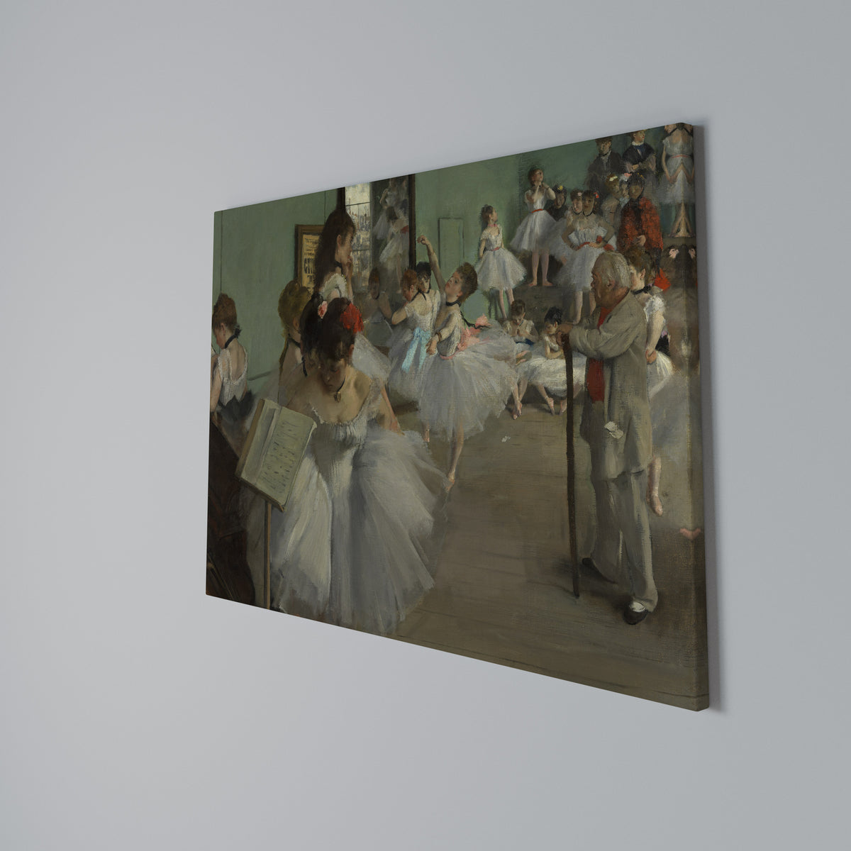 THE DANCE CLASS Horizontal Canvas Print