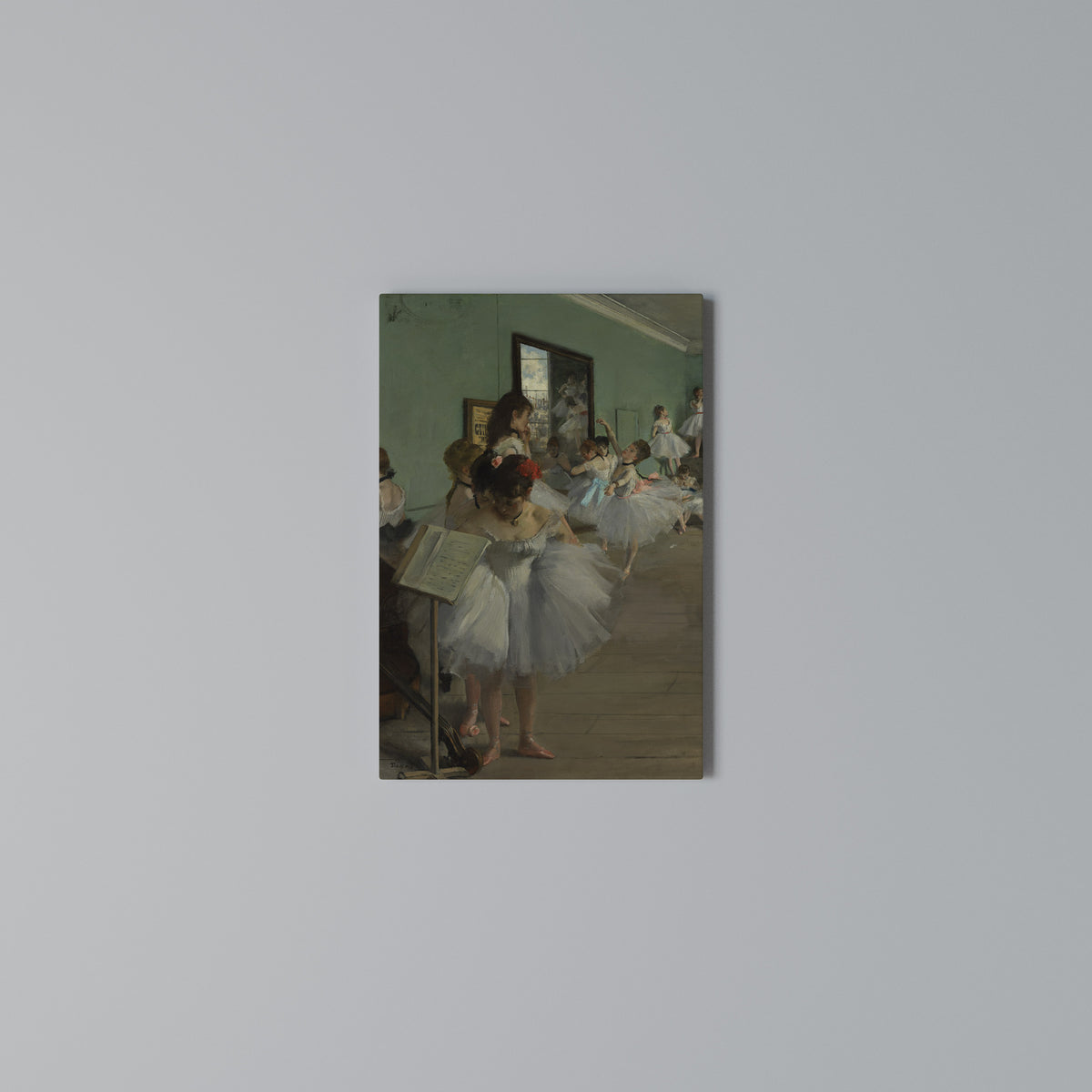 THE DANCE CLASS Quadro em tela vertical