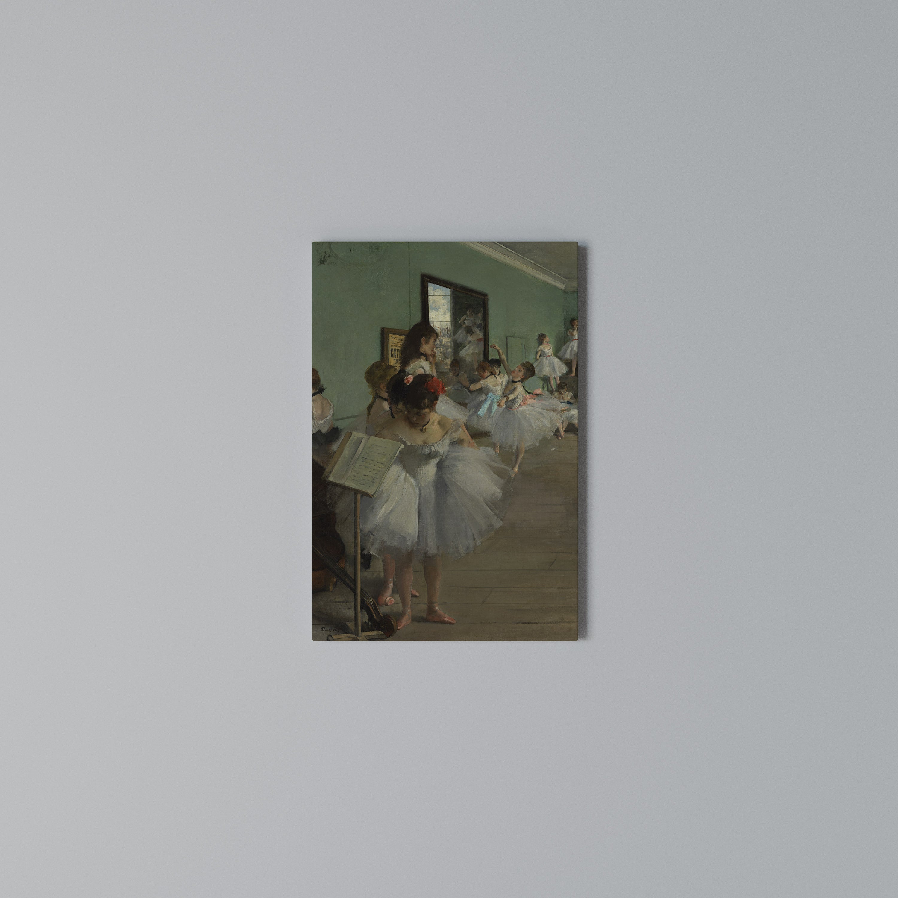 THE DANCE CLASS Quadro em tela vertical