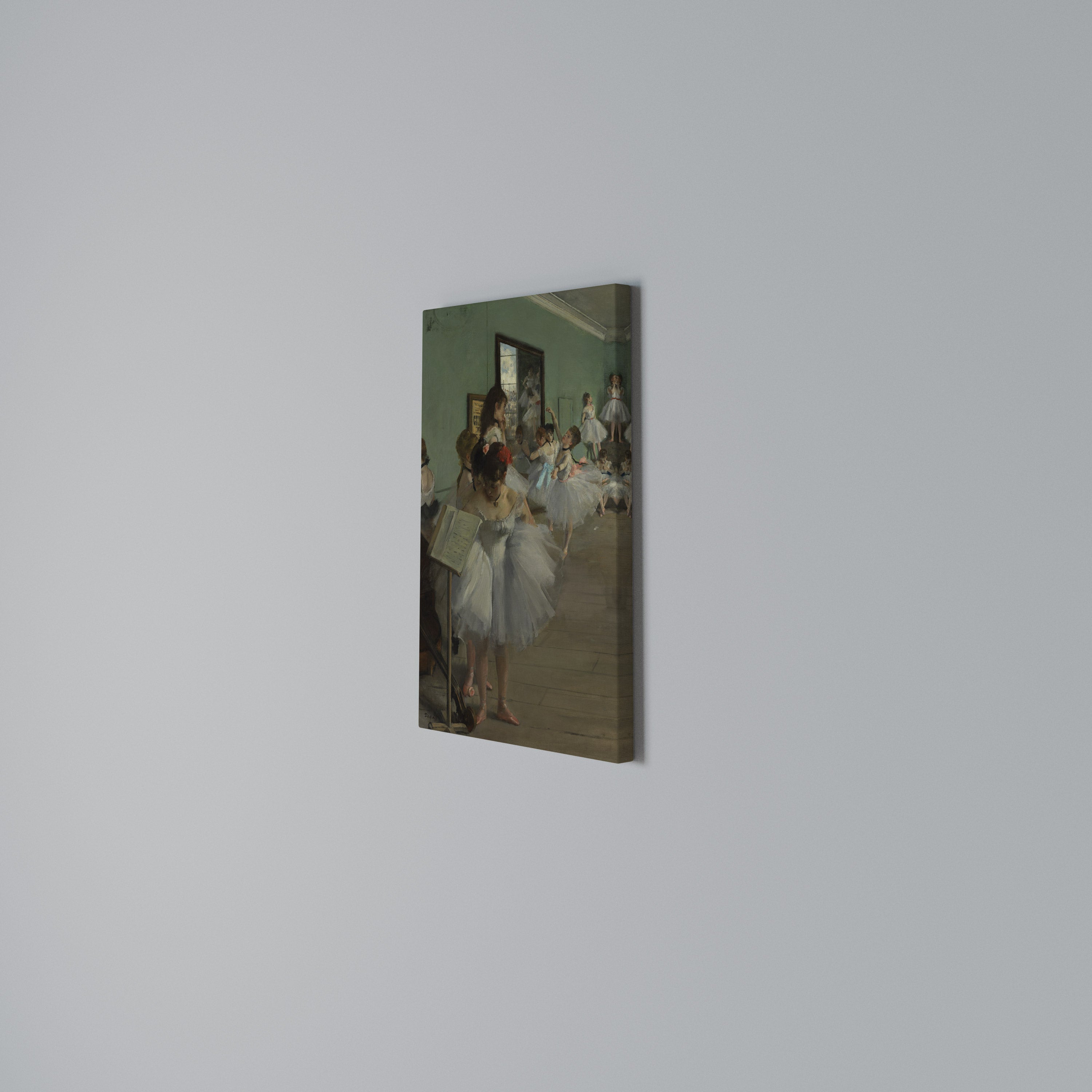 THE DANCE CLASS Quadro em tela vertical