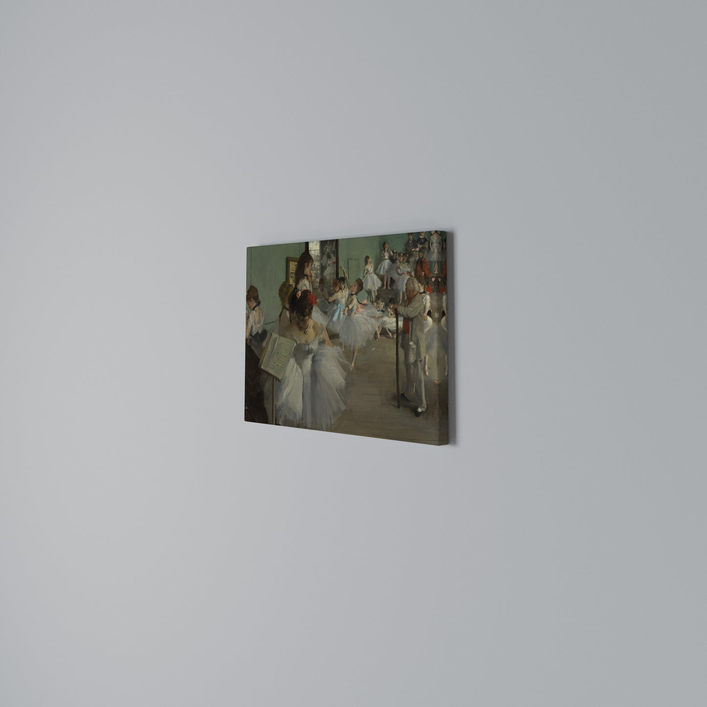 THE DANCE CLASS Horizontal Canvas Print