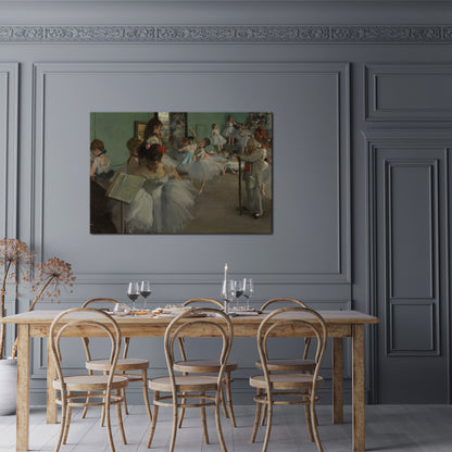 THE DANCE CLASS Horizontal Canvas Print