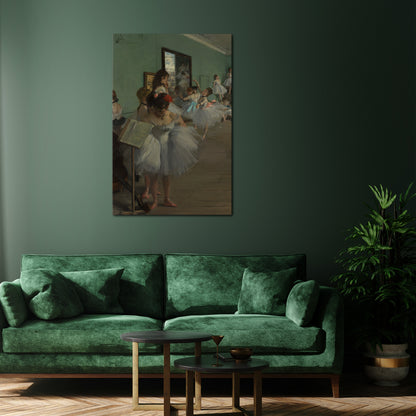 THE DANCE CLASS Quadro em tela vertical