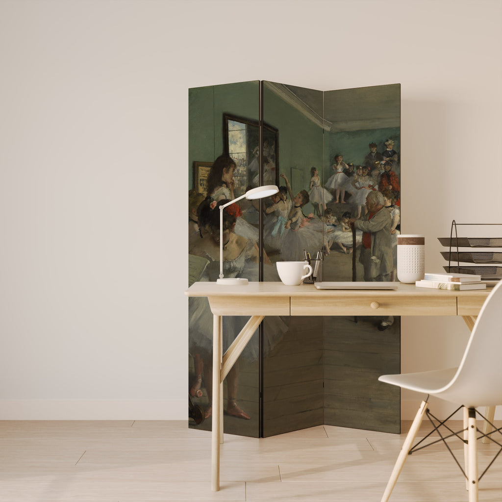 THE DANCE CLASS Decorative 3-Panel Room Divider