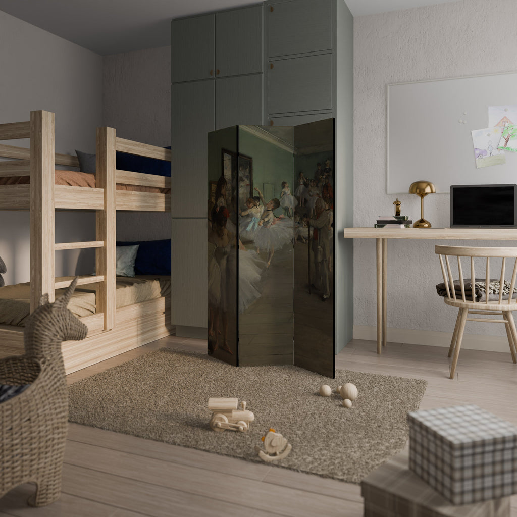 THE DANCE CLASS Decorative 3-Panel Room Divider