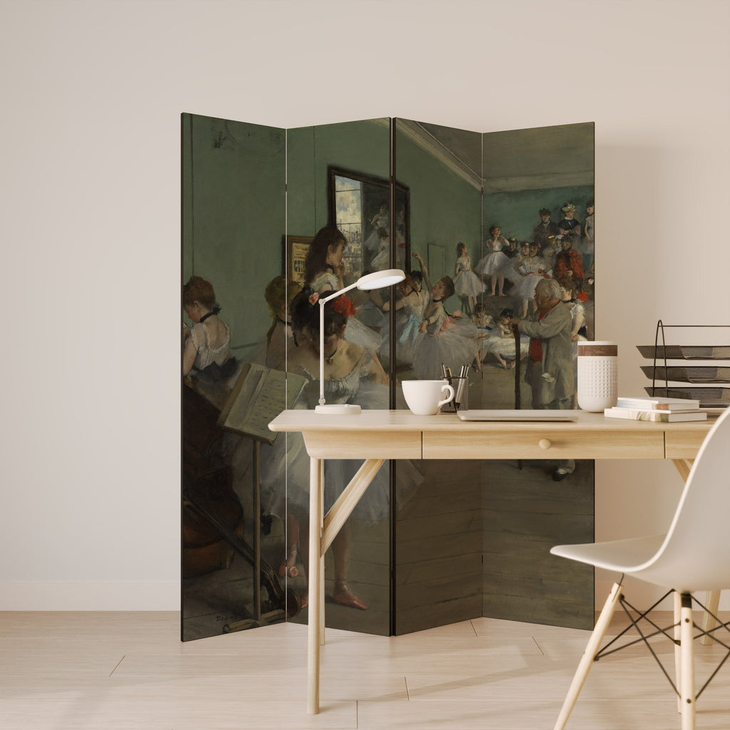 THE DANCE CLASS Decorative 4-Panel Room Divider