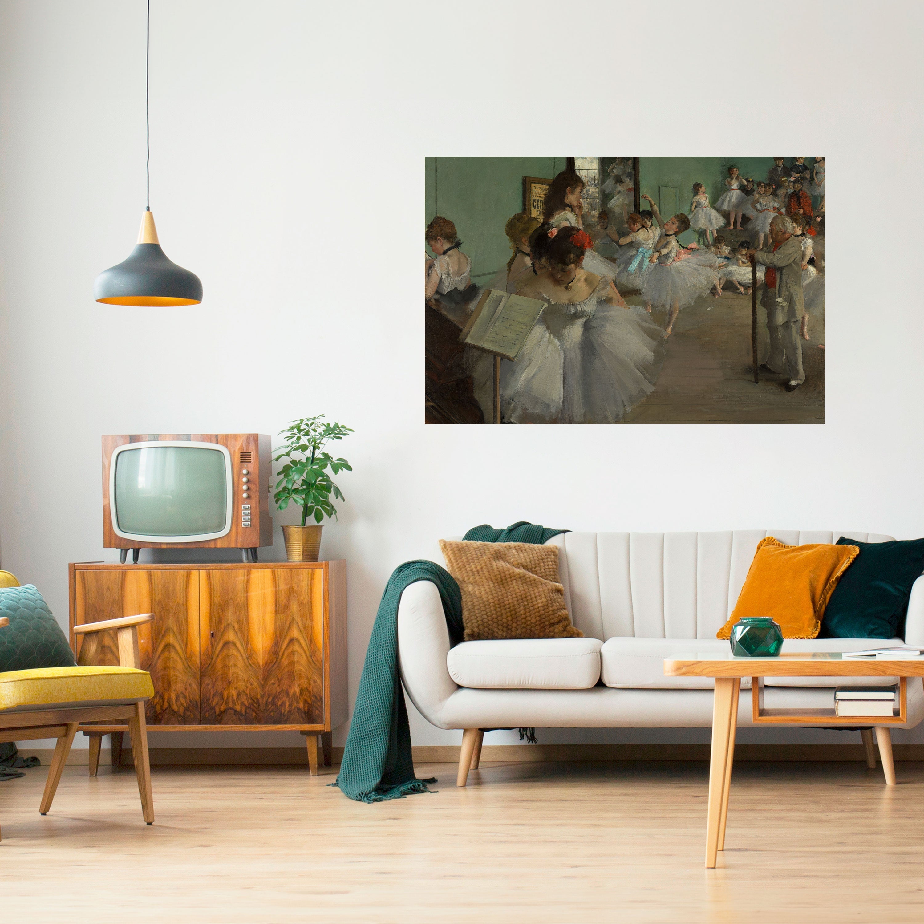 THE DANCE CLASS Poster Horizontal Autocolante