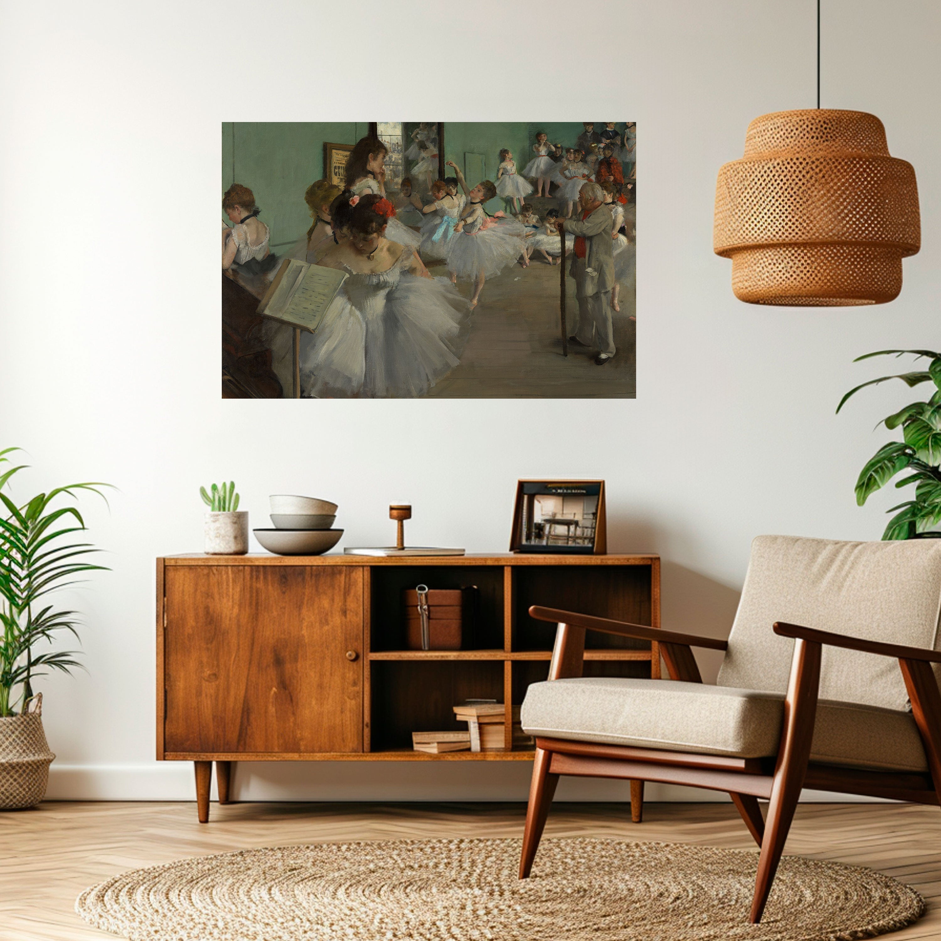 THE DANCE CLASS Poster Horizontal Autocolante