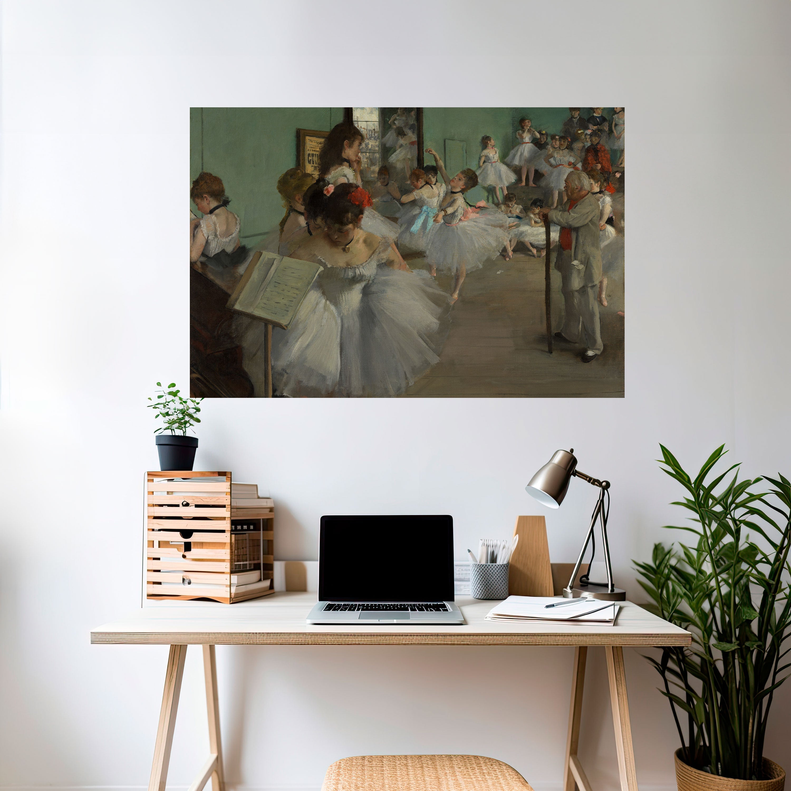 THE DANCE CLASS Poster Horizontal Autocolante