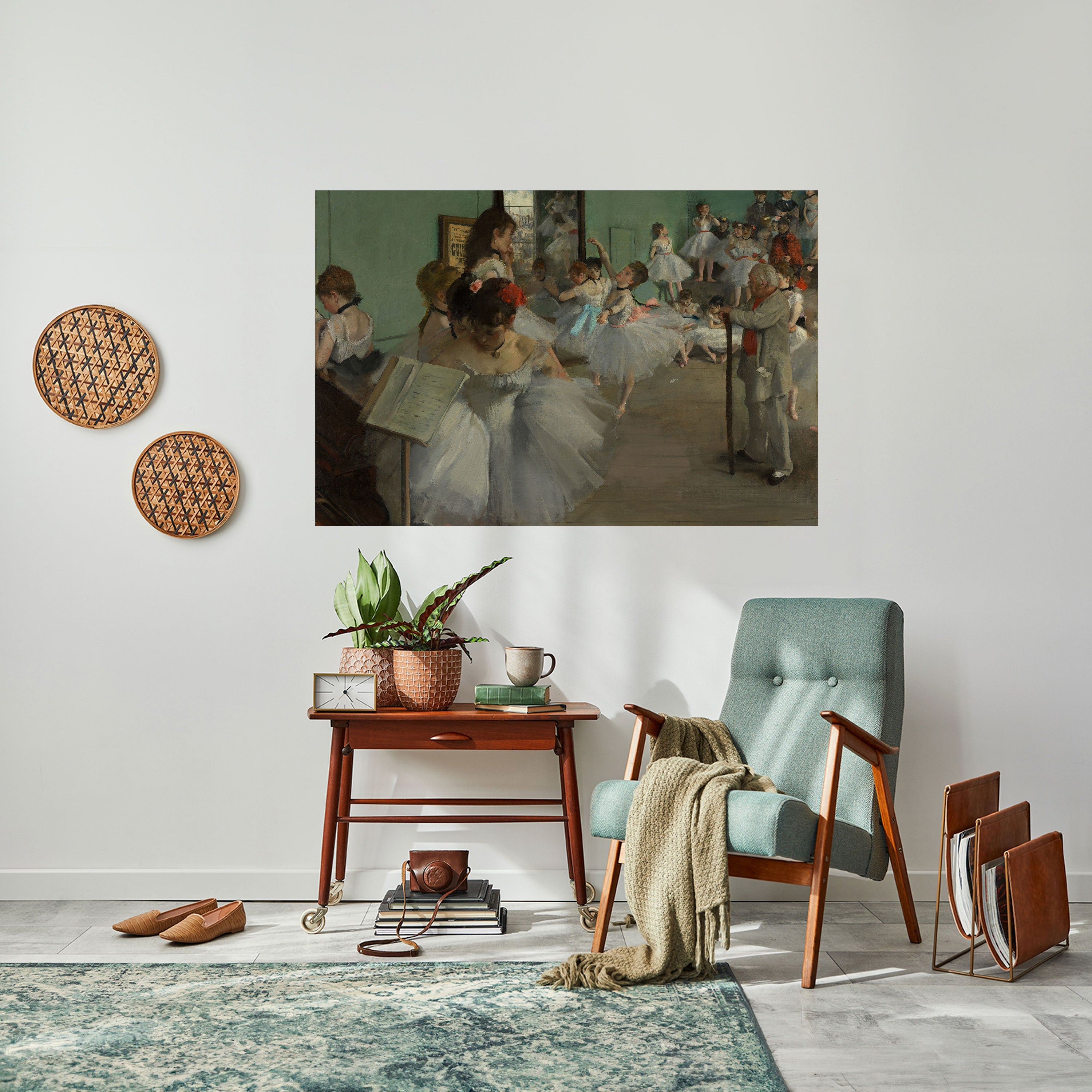 THE DANCE CLASS Peel and Stick Horizontal Poster