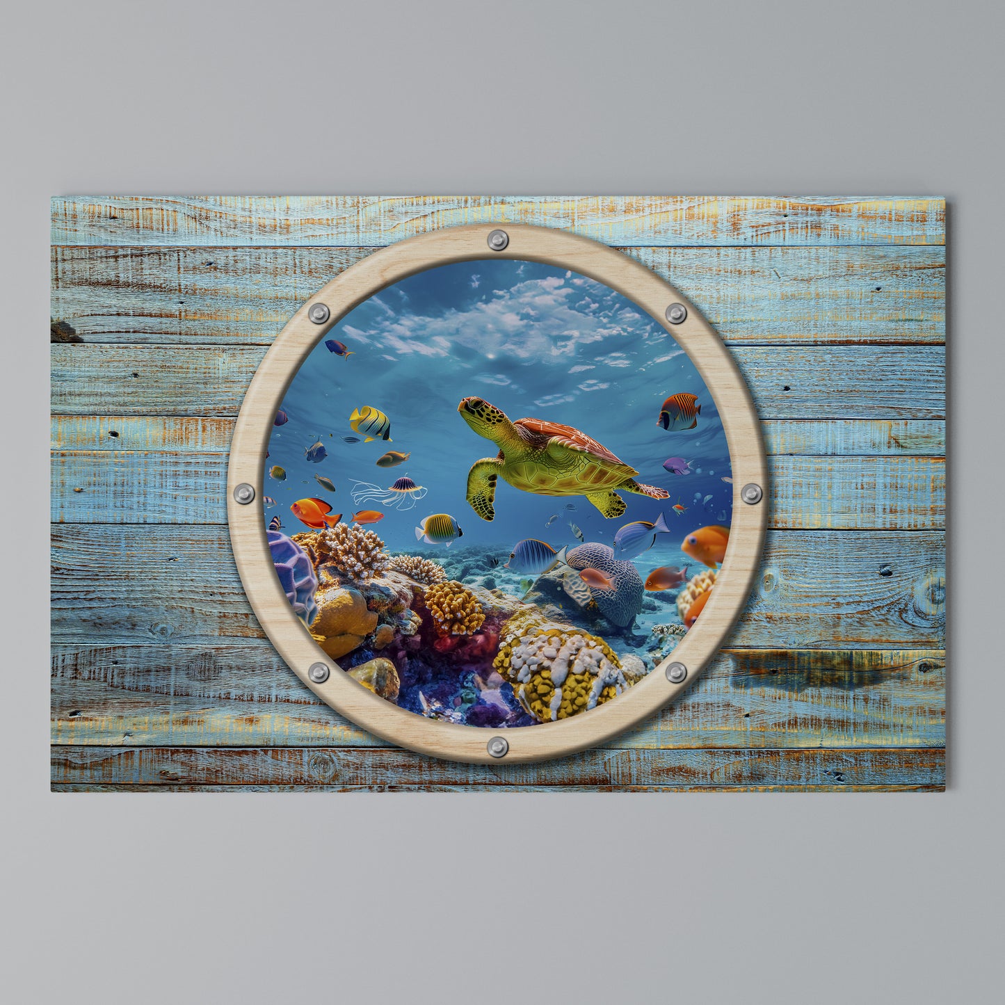 AQUA ADVENTURE Horizontal Canvas Print