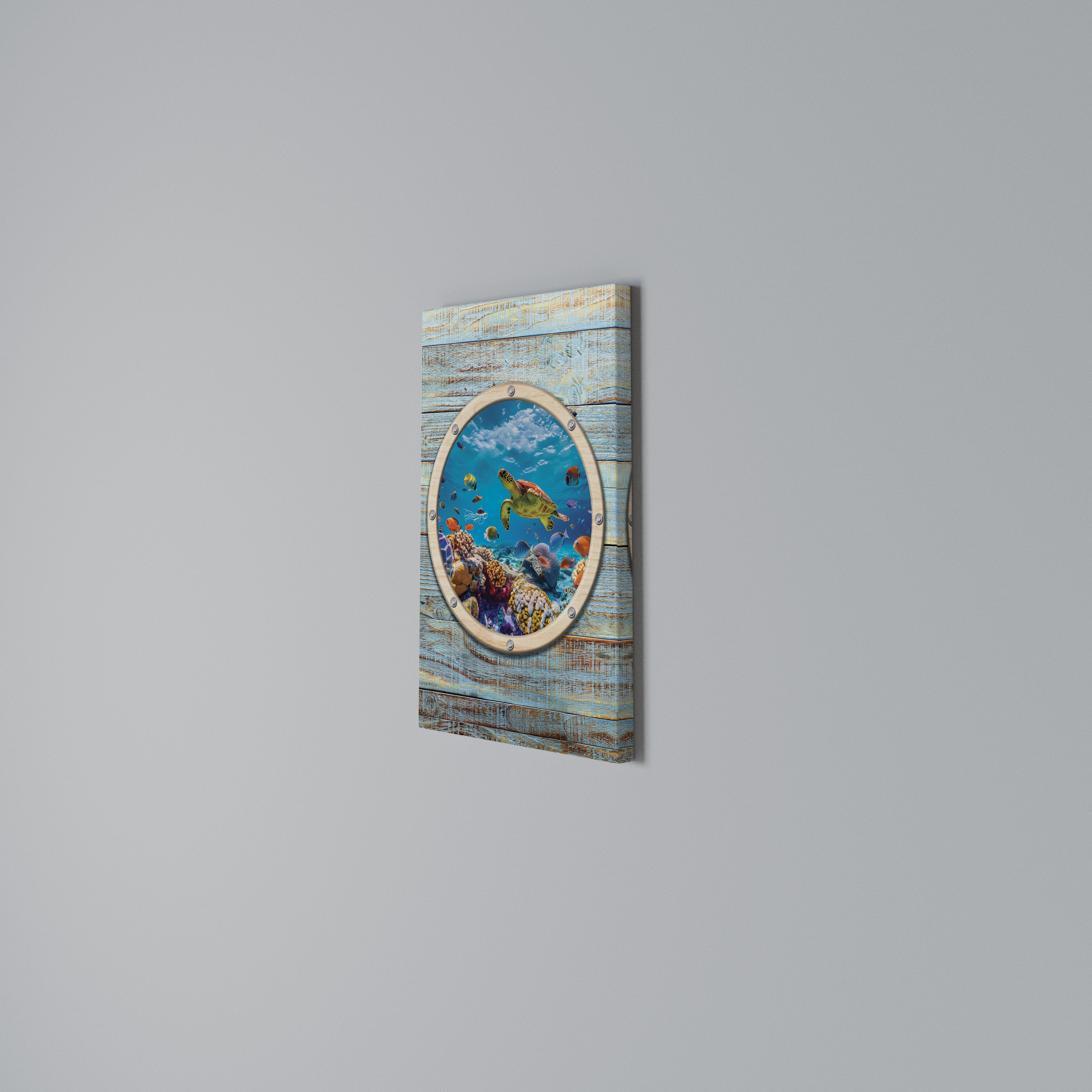 AQUA ADVENTURE Quadro em tela vertical