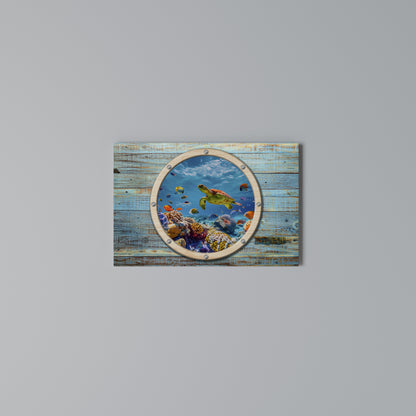 AQUA ADVENTURE Horizontal Canvas Print