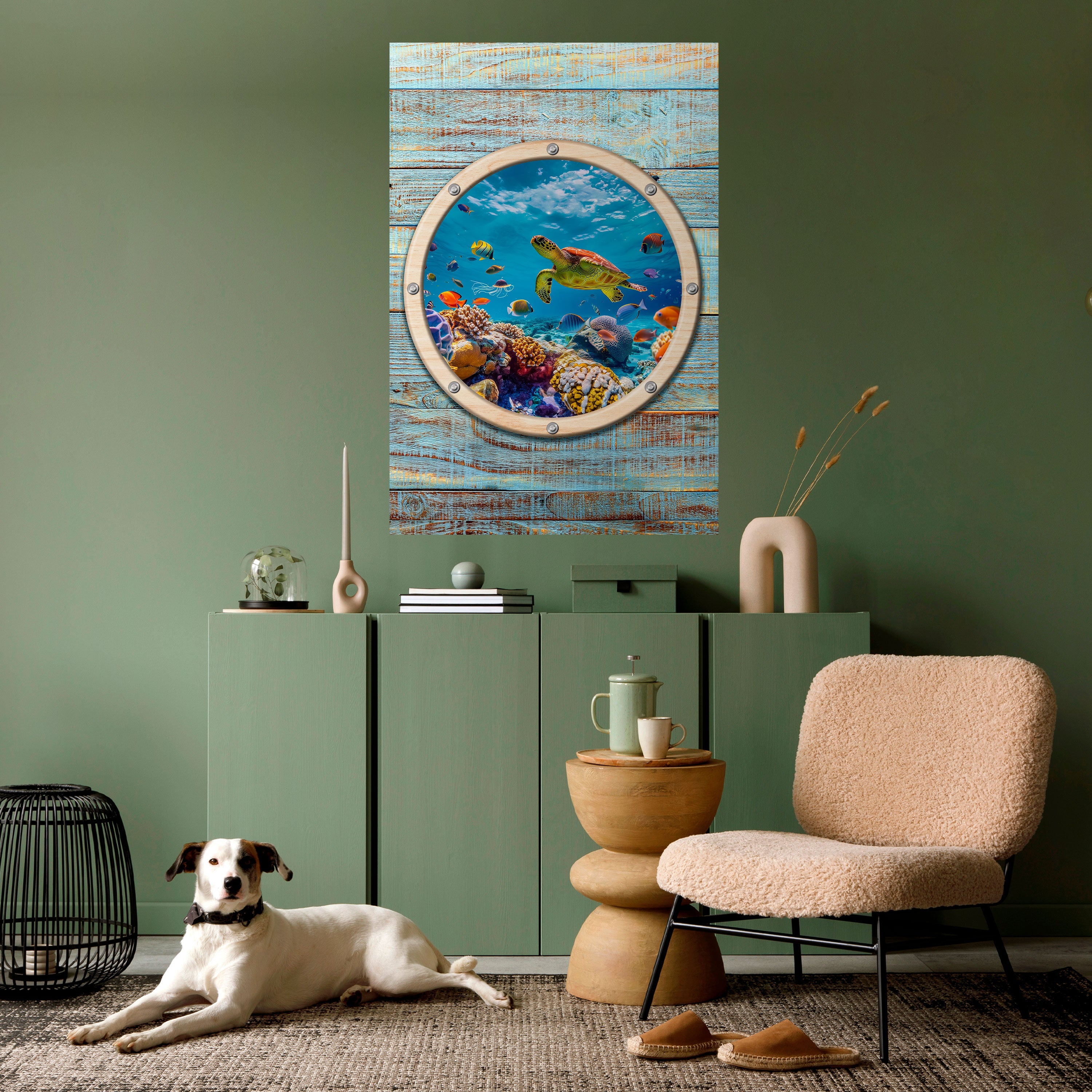 AQUA ADVENTURE Poster Vertical Autocolante