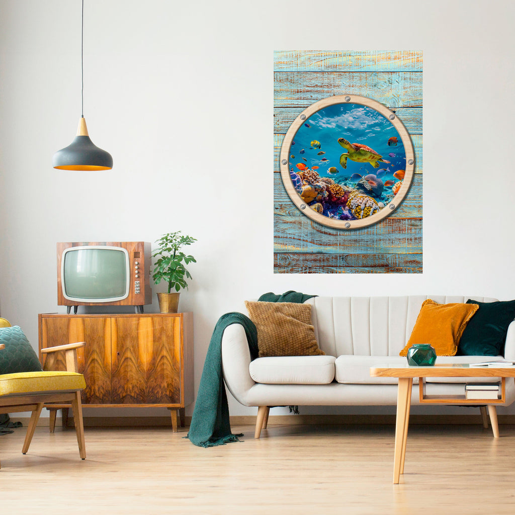 AQUA ADVENTURE Poster Vertical Autocolante