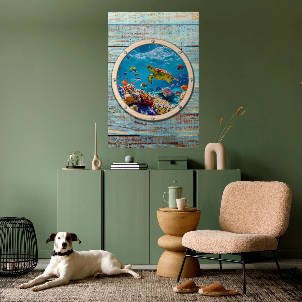 AQUA ADVENTURE Poster Vertical Autocolante