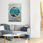 AQUA ADVENTURE Poster Vertical Autocolante