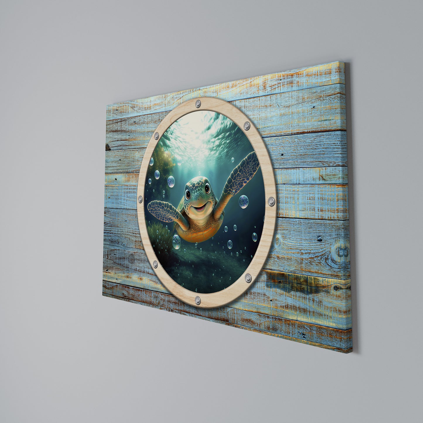 SEASIDE JOY Horizontal Canvas Print