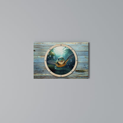 SEASIDE JOY Horizontal Canvas Print