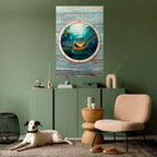 SEASIDE JOY Poster Vertical Autocolante