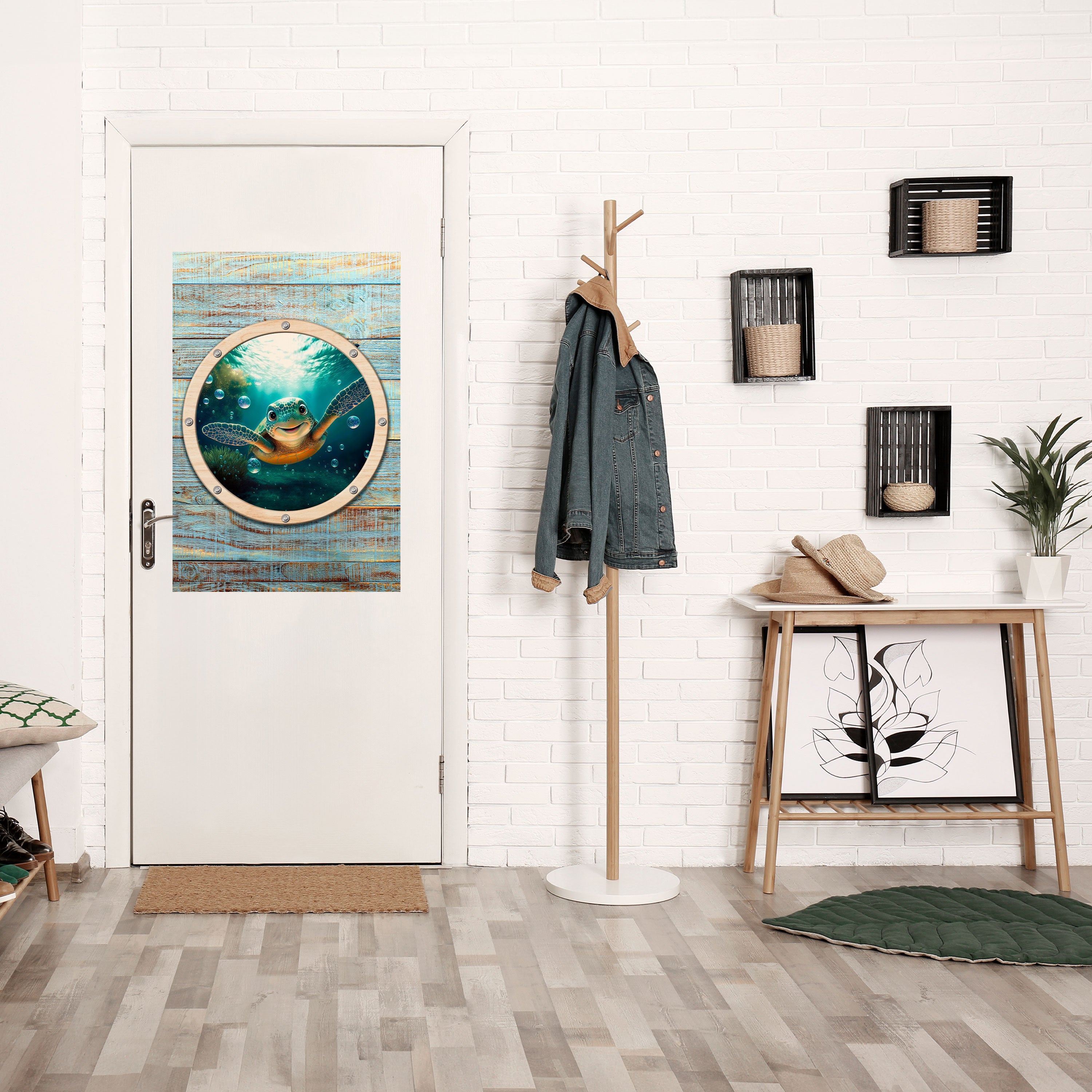 SEASIDE JOY Poster Vertical Autocolante