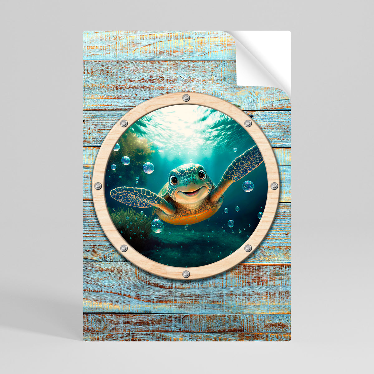 SEASIDE JOY Póster Autocolante Vertical