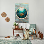 SEASIDE JOY Poster Vertical Autocolante