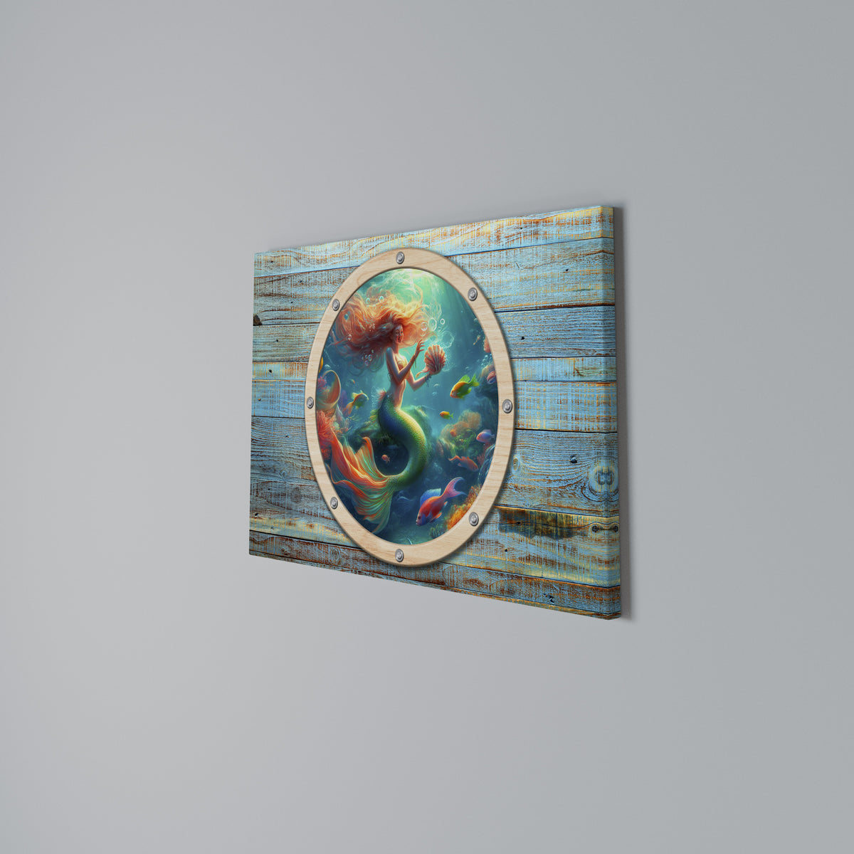 MERMAID DREAMS Horizontal Canvas Print