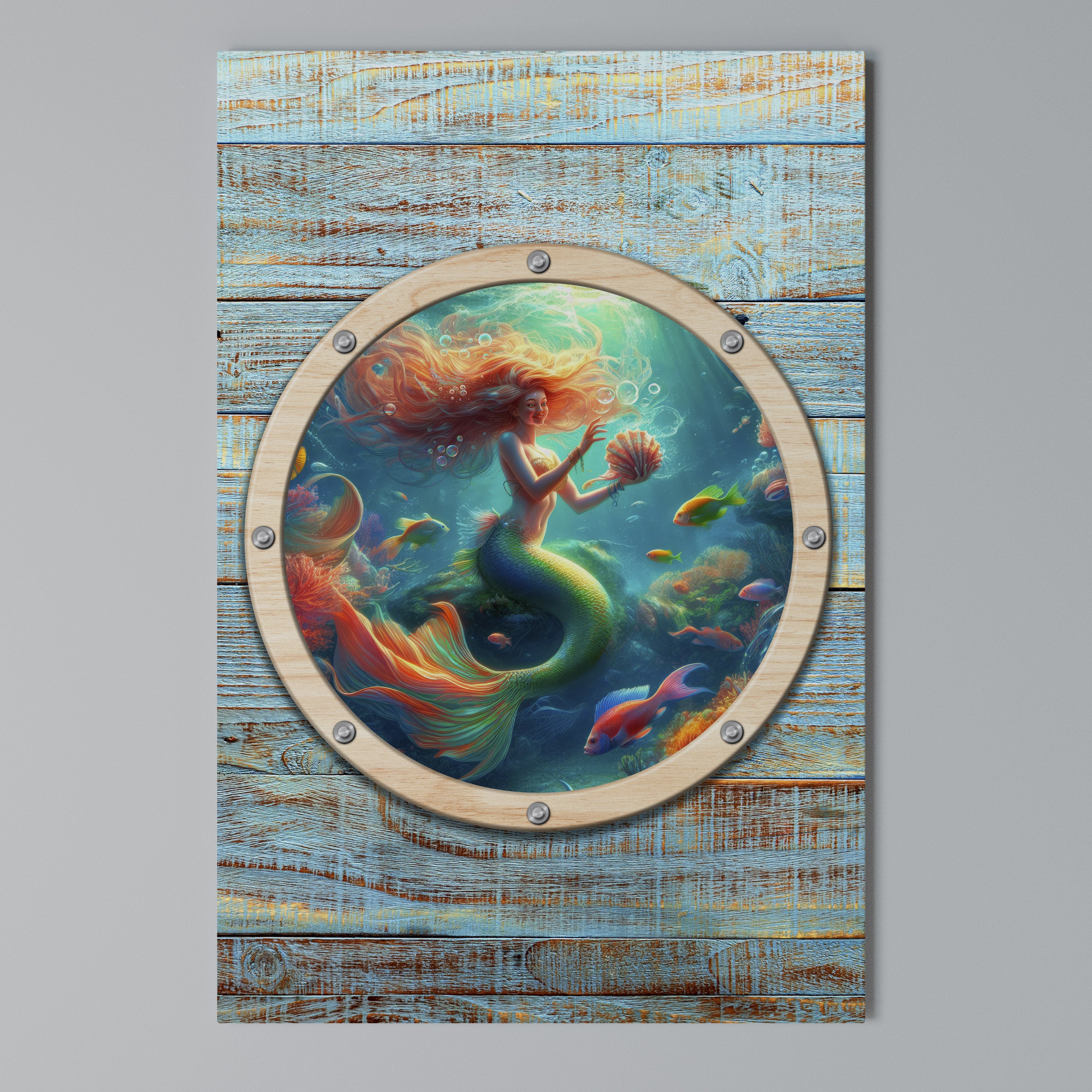 MERMAID DREAMS Quadro em tela vertical