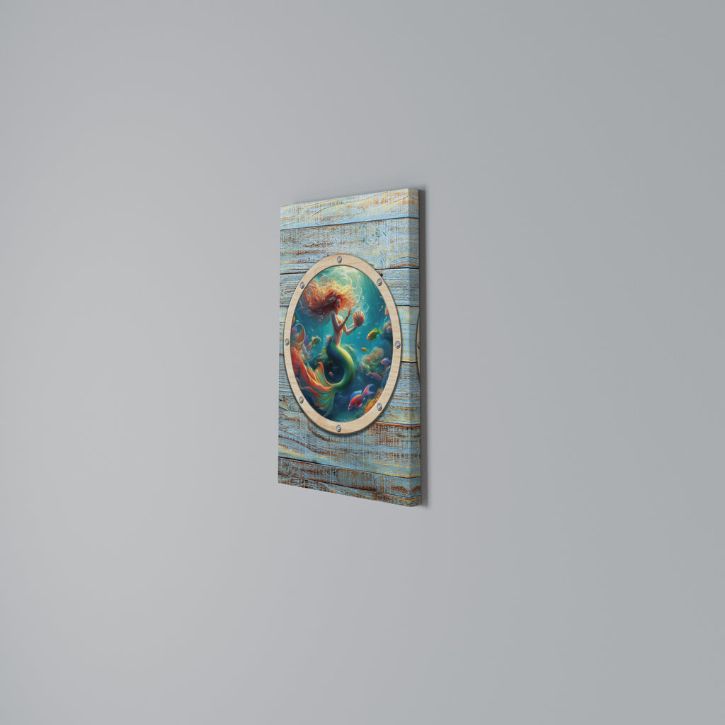 MERMAID DREAMS Vertical Canvas Print