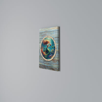 MERMAID DREAMS Quadro em tela vertical