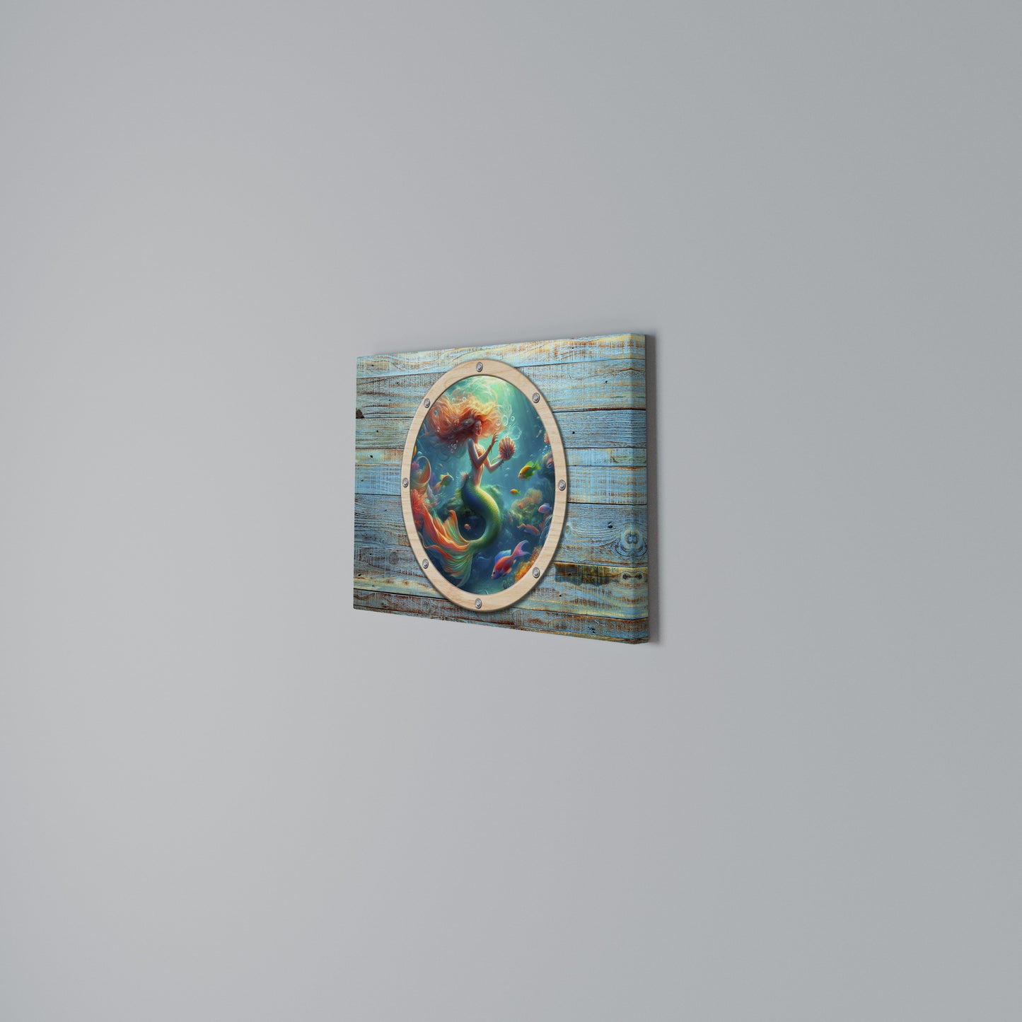 MERMAID DREAMS Horizontal Canvas Print