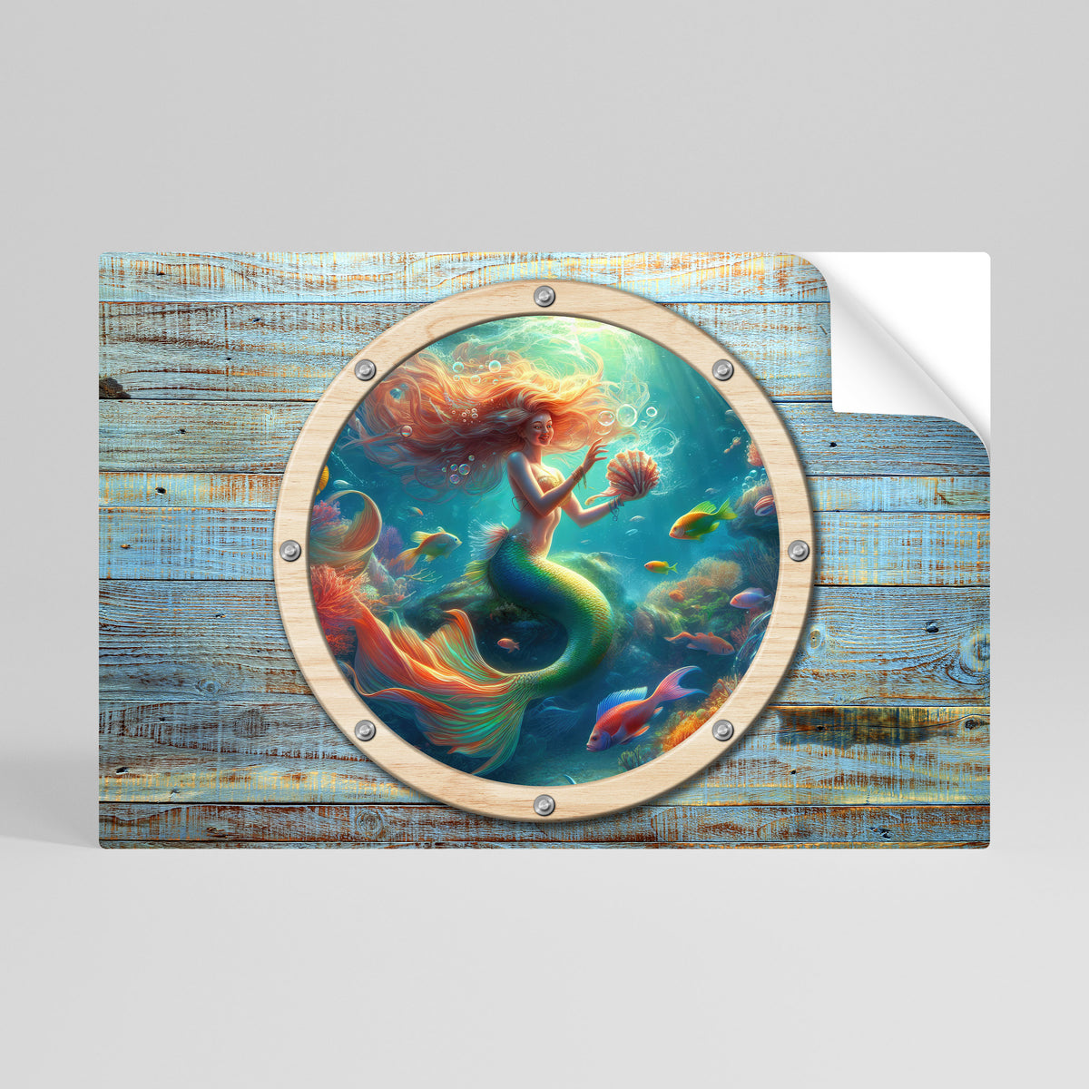 MERMAID DREAMS Póster Autocolante Horizontal