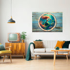 MERMAID DREAMS Peel and Stick Horizontal Poster