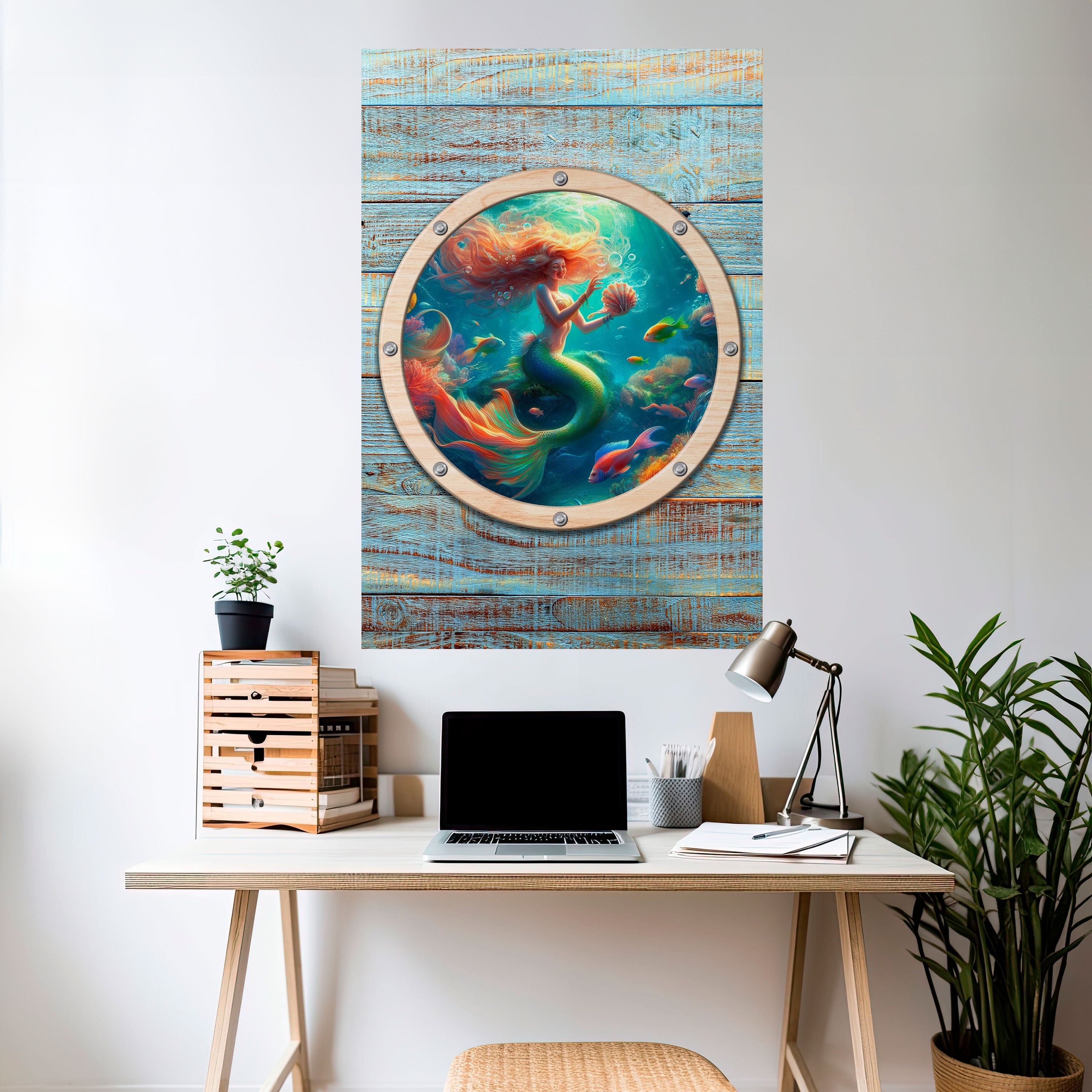 MERMAID DREAMS Poster Vertical Autocolante