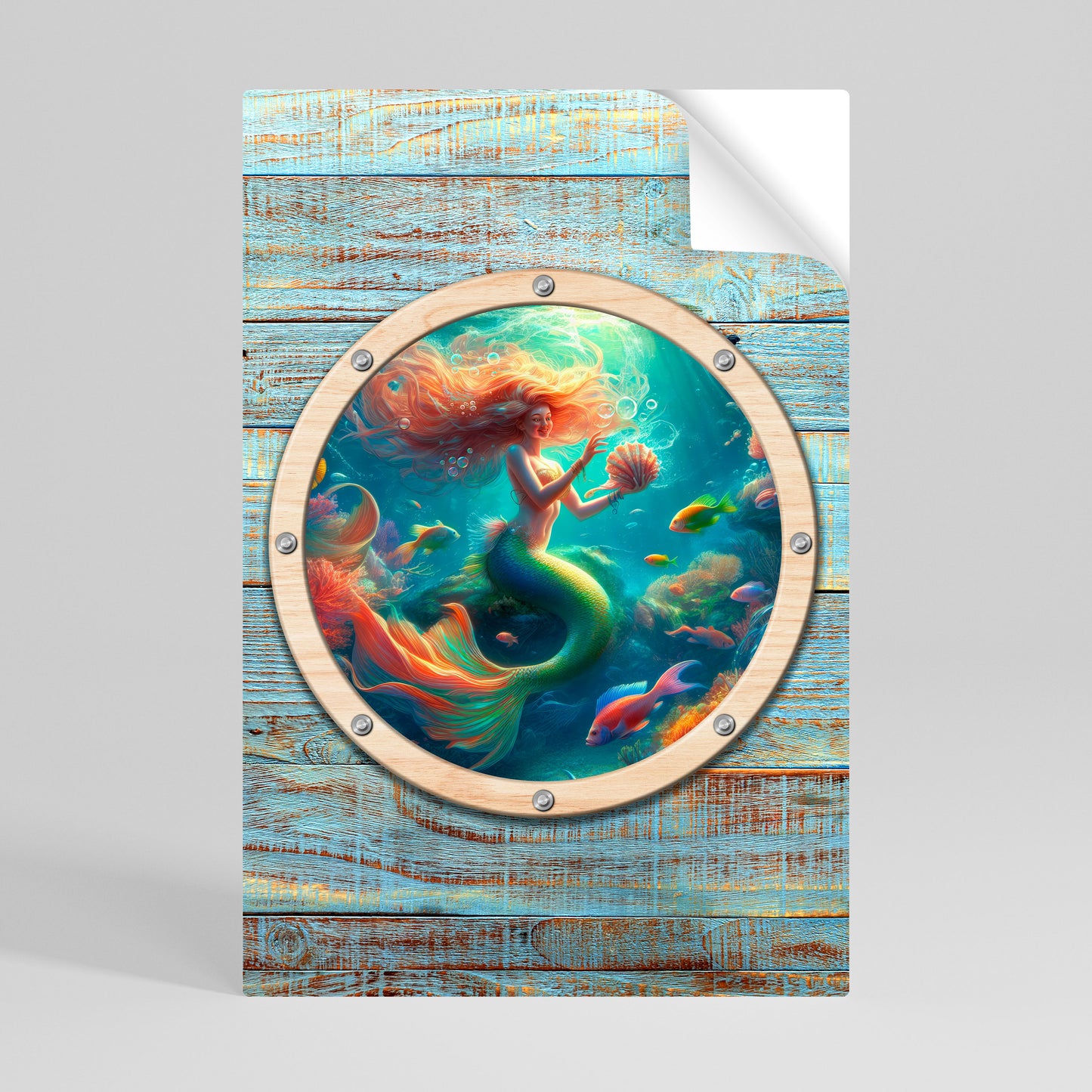 MERMAID DREAMS Póster Autocolante Vertical