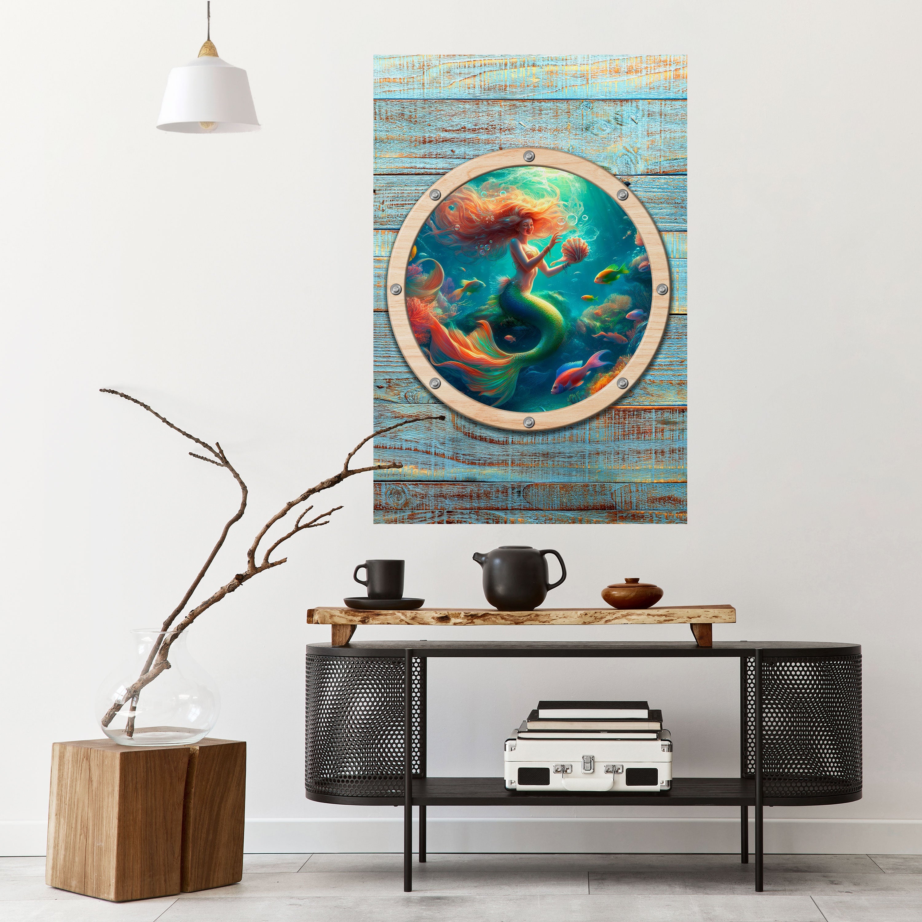 MERMAID DREAMS Peel and Stick Vertical Poster